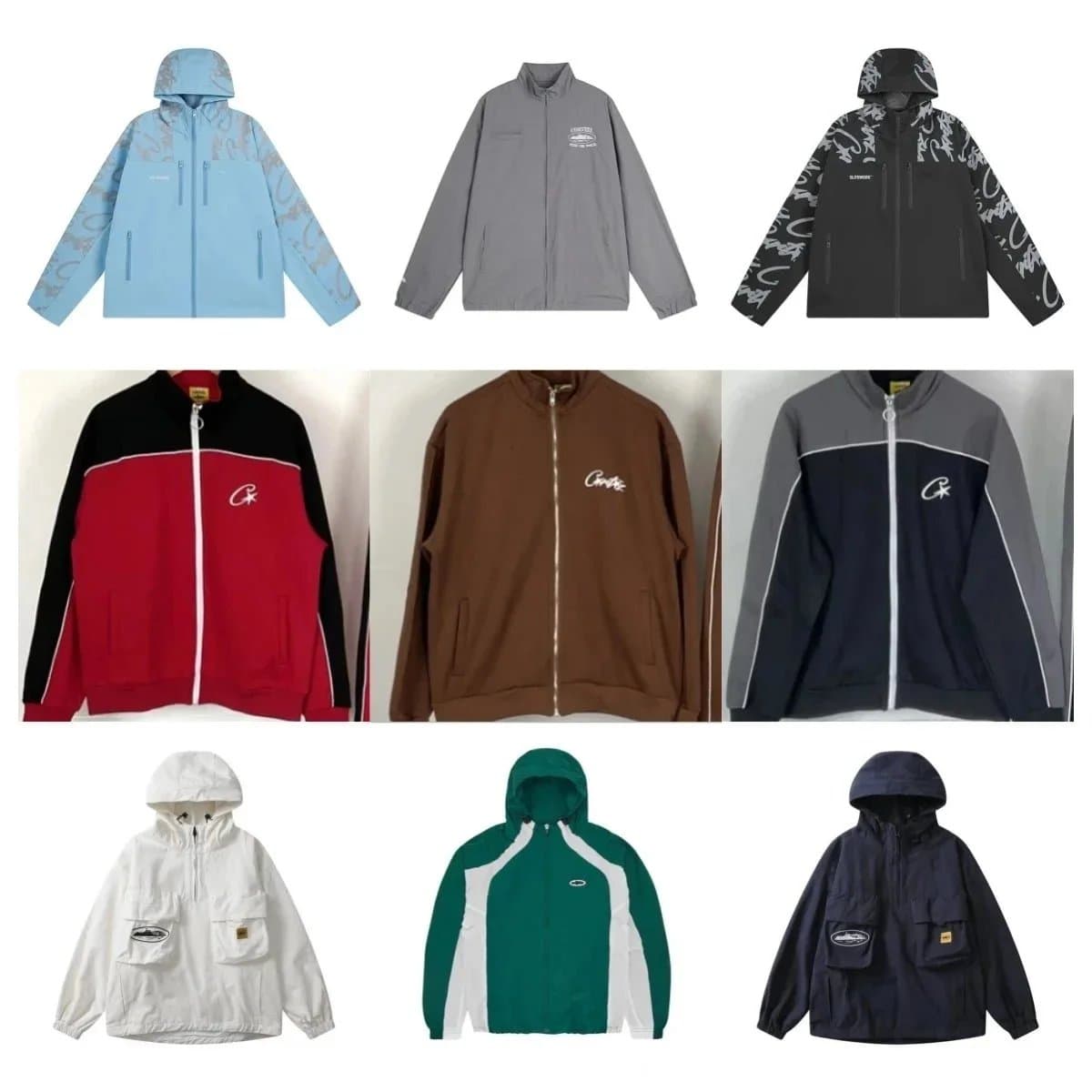 Men's Hooded Zip-Up Jackets in Multiple Colors & Styles