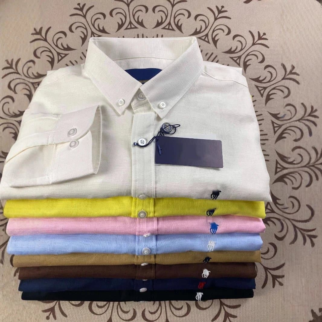 Men's Button-Up Shirts Stack Colors